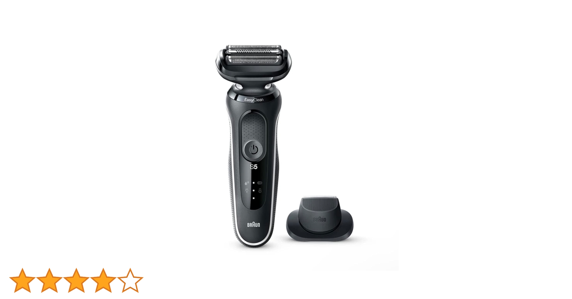 Amazon | ブラウン メンズシェーバー【3枚刃】（ホワイト）BRAUN